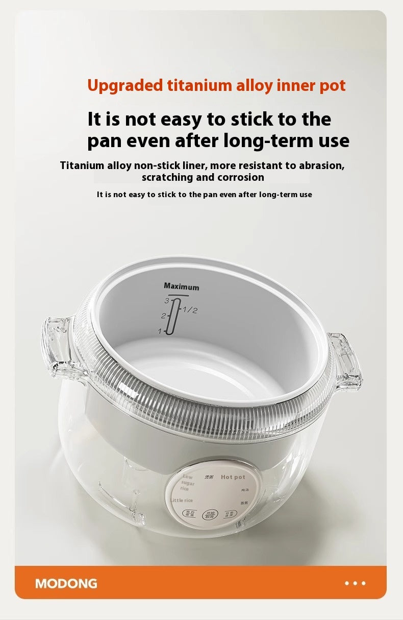 Tiny But Mighty: Smart Rice Cooker & Steamer