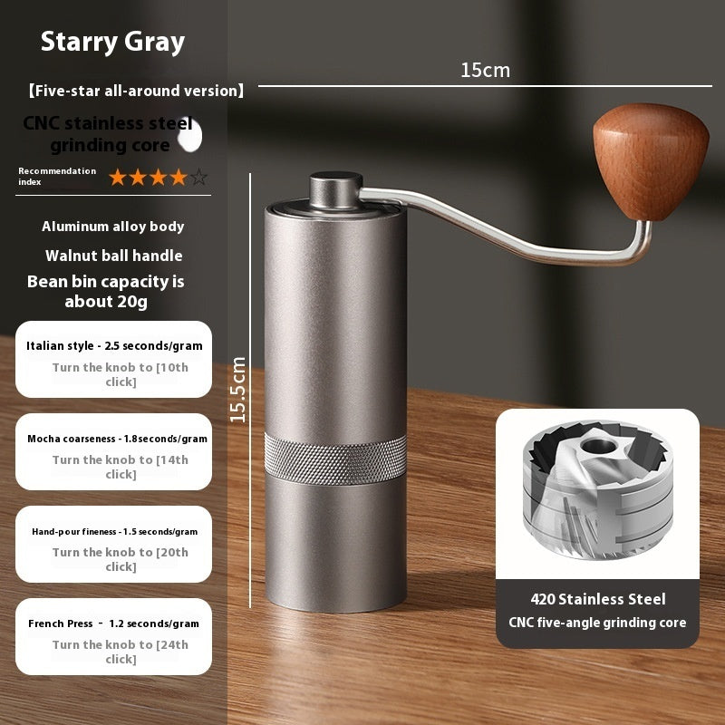 Hand-Crank Coffee Grinder for Fresh Brews