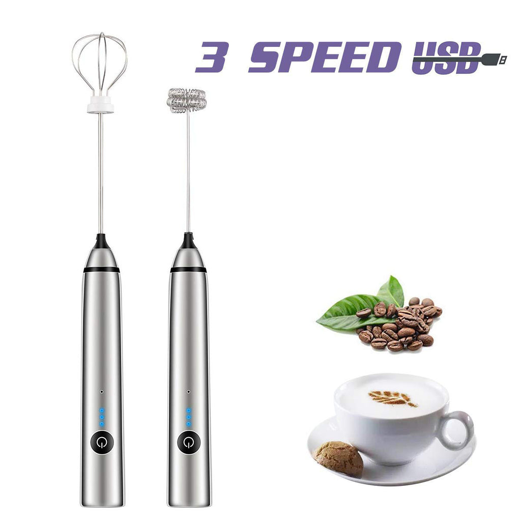 USB Rechargeable Frother for Lattes & Cappuccinos