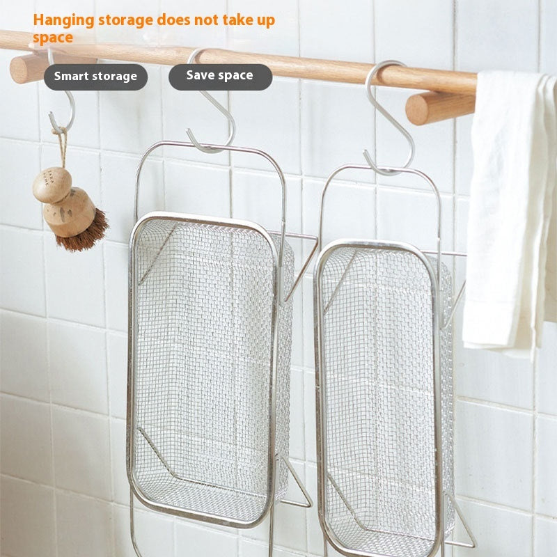 Adjustable Stainless Sink Basket for Washing & Draining