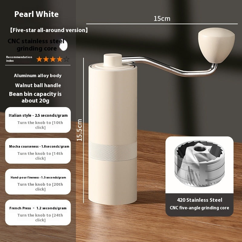 Hand-Crank Coffee Grinder for Fresh Brews