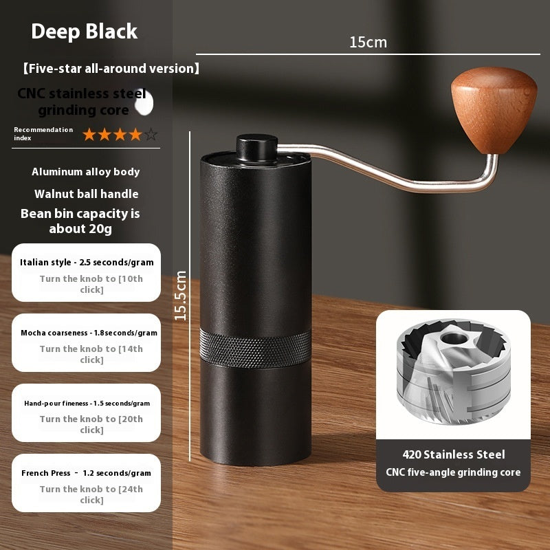 Hand-Crank Coffee Grinder for Fresh Brews
